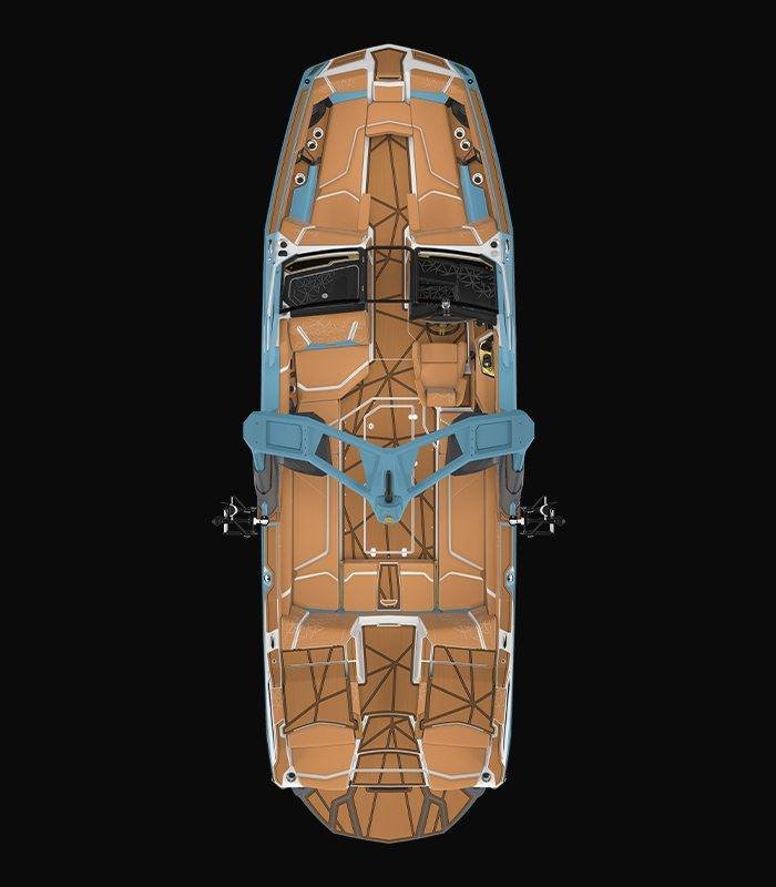Super Air Nautique G25 Paragon felülnézet