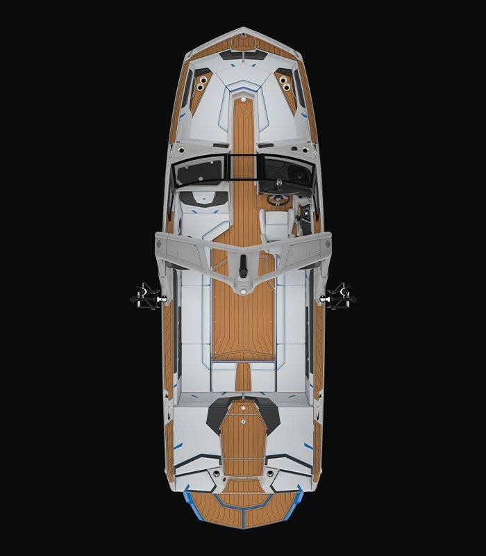 Super Air Nautique GS24 felülnézet