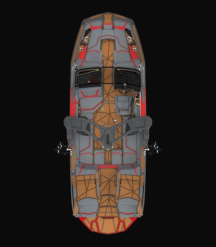 Super Air Nautique G23 Paragon felülnézet