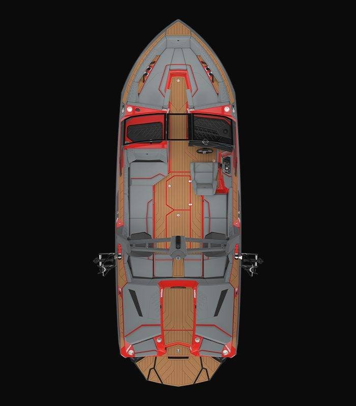 Super Air Nautique S23 felülnézet