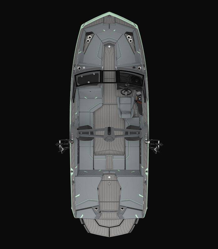 Super Air Nautique GS22 felülnézet