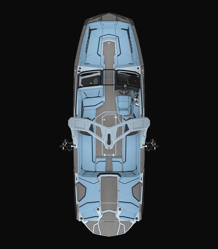 Super Air Nautique G25 felülnézet